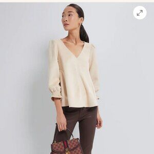 Tuckernuck Bone Suede Easton Blouse